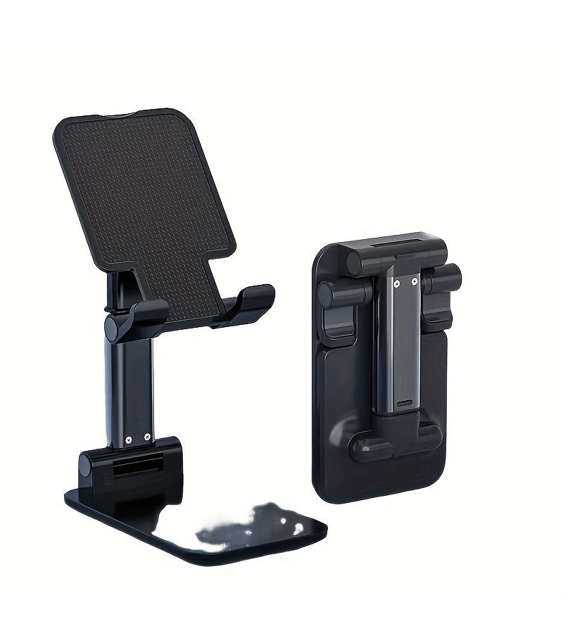 White Adjustable Portable Phone Stand 2pcs For Desk Tablet Mount - Image 4