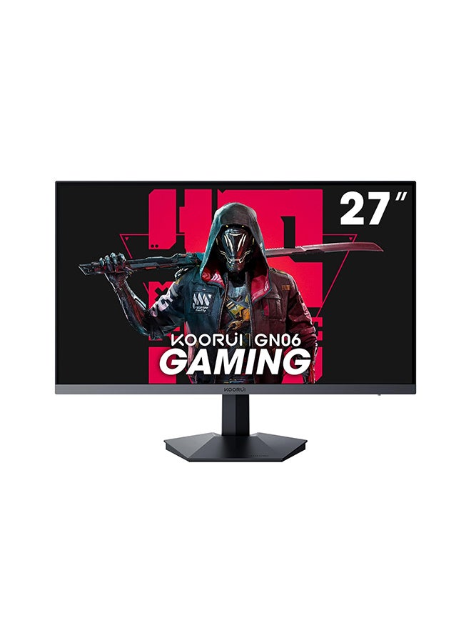 KOORUI 27 Inch Gaming Monitor Full HD 1920 x 1080p IPS Display 165Hz, 1ms, 75 x 75 mm VESA Mountable, Ergonomic Tilt, HDMI, DisplayPort, Black