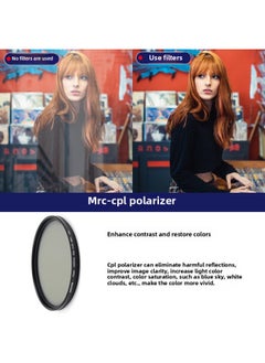General CPL Polarizer 25mm-105mmMRC Multilayer Coated Polarizer/HD CPL Polarizer Digital Filter-Color:49mmMRC Multilayer Coating  - Image 1