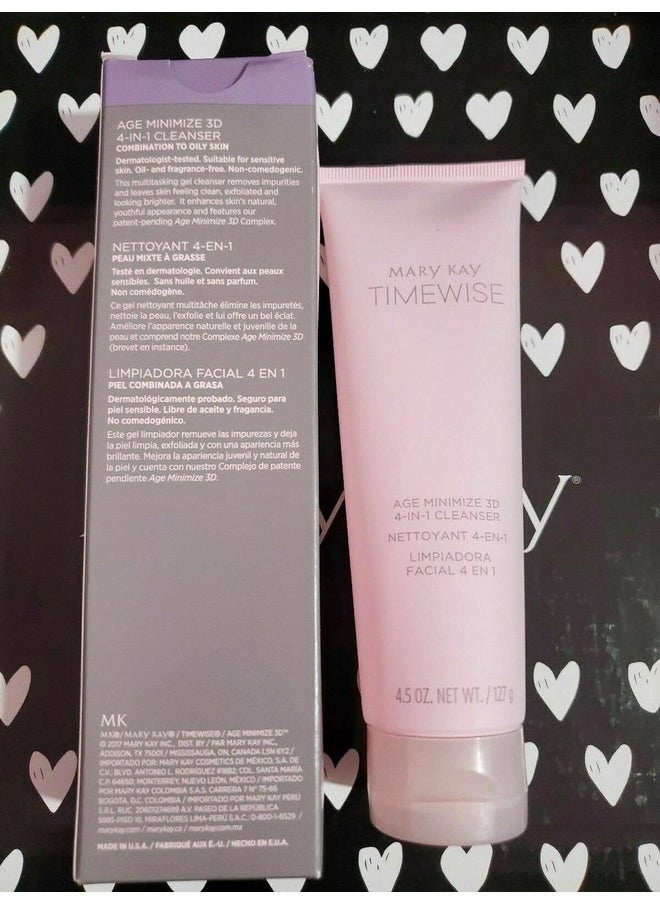Mary Kay Mary Kay Timewise Age Minimize 3D 4-in-1 Cleanser Combination to Oily Skin (4.5 oz) (088998)  - Image 2