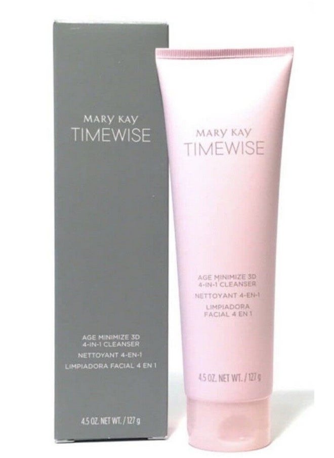 Mary Kay Mary Kay Timewise Age Minimize 3D 4-in-1 Cleanser Combination to Oily Skin (4.5 oz) (088998)  - Image 3