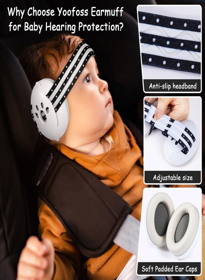 STOYOBE® Baby Headband Earmuffs – Noise Cancelling Headband for Sleeping, Adjustable Soft Soundproof Earmuffs for Infants, Toddlers, Kids (0-3 Years), Comfortable & Lightweight (Blue) - Image 4