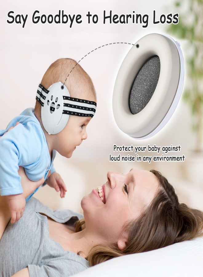 STOYOBE® Baby Headband Earmuffs – Noise Cancelling Headband for Sleeping, Adjustable Soft Soundproof Earmuffs for Infants, Toddlers, Kids (0-3 Years), Comfortable & Lightweight (Blue) - Image 2