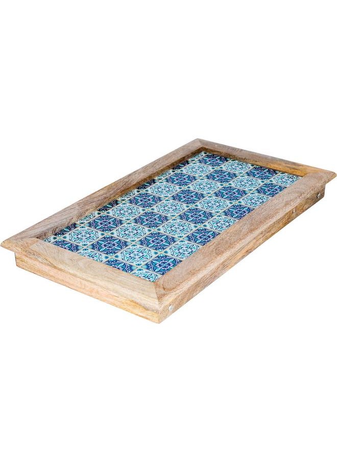 Alsaif Wooden Serving Table 20 X 12 X 10 Cm With Legs Multi Colored  - Image 5