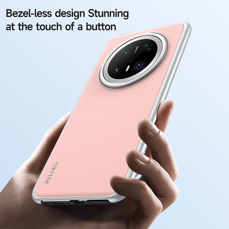 HuHa Protective Cover For Huawei Mate 70 Pro SULADA Skin Feel Liquid Leather Shockproof Phone Case(Black) - Image 5