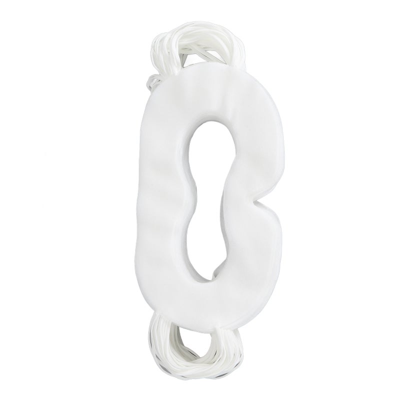 50pcs VR Sweat Cover Breathable Disposable Hygiene Sweat VR Guard with Lanyard White - Image 1