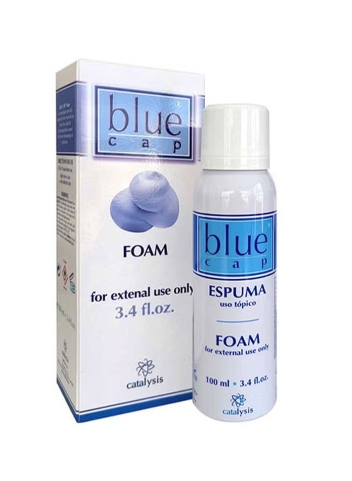 Blue Cap Facial Cleansing Foam For Dry, Irritated & Itchy Skin 100ml - Image 1