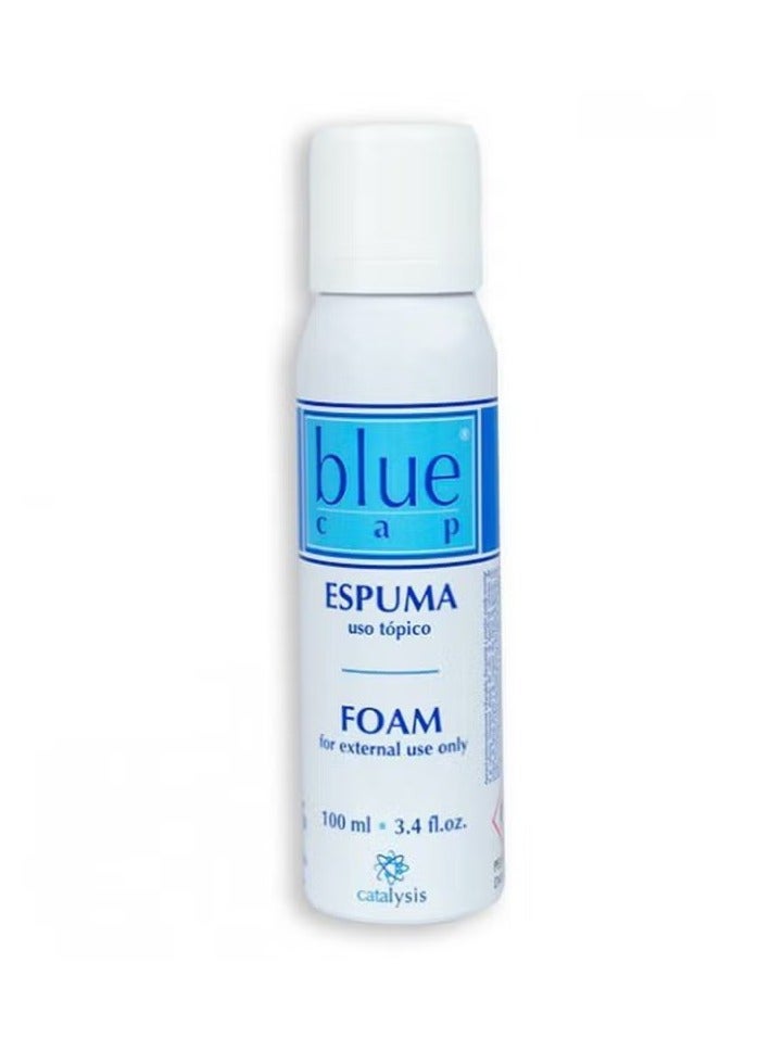 Blue Cap Facial Cleansing Foam For Dry, Irritated & Itchy Skin 100ml - Image 2