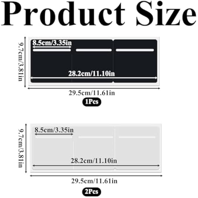 rayihni 3 Pcs 3 in 1 Disc Holder car Windscreen Parking Permit Holder Tax Disc Holder for Road Tax Windscreen Parking Permits - Image 2