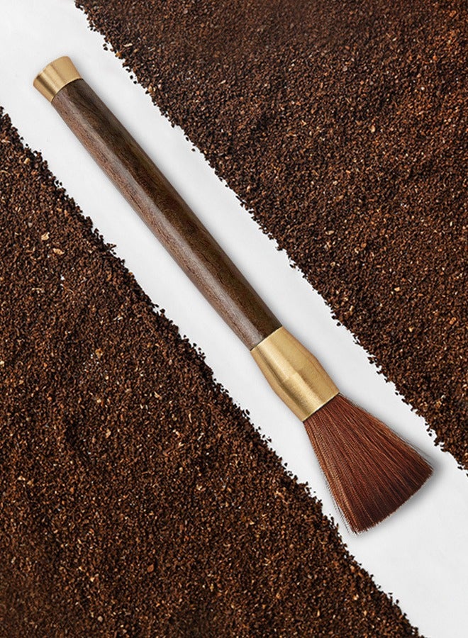 Wooden Coffee Brush Coffee Grinder Cleaning Brush Coffee Powder Brush for Barista - Image 1