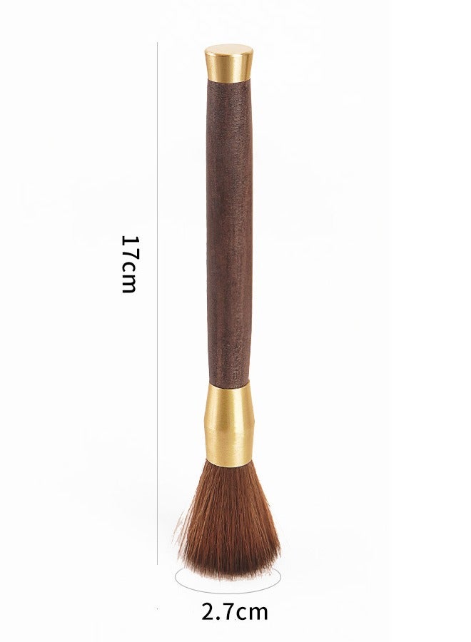 Wooden Coffee Brush Coffee Grinder Cleaning Brush Coffee Powder Brush for Barista - Image 3