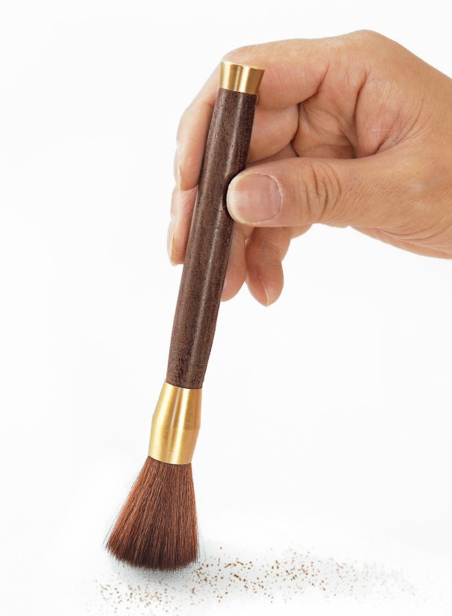 Wooden Coffee Brush Coffee Grinder Cleaning Brush Coffee Powder Brush for Barista - Image 2