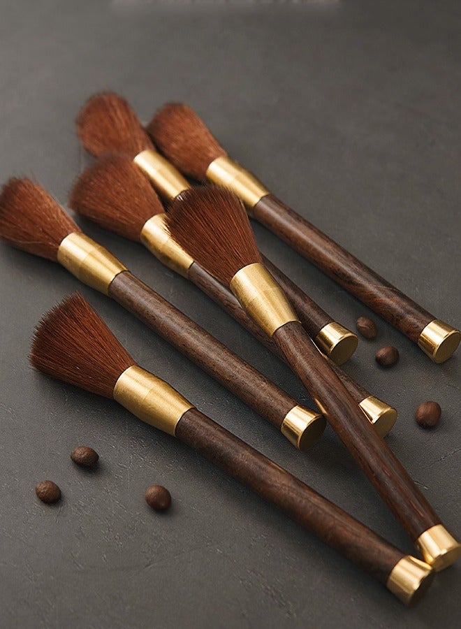 Wooden Coffee Brush Coffee Grinder Cleaning Brush Coffee Powder Brush for Barista - Image 4