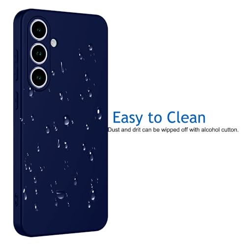 Casotec Back Cover for Samsung Galaxy S24 FE 5G | Full Camera Protection | Premium Liquid Silicon Case | Flexible Bumper Case for Samsung Galaxy S24 FE 5G (Dark Blue) - Image 5