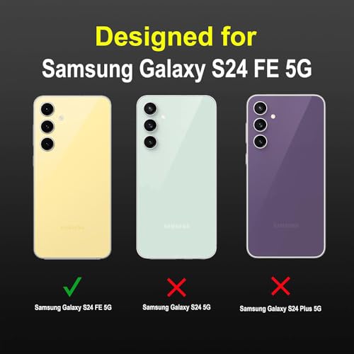 Casotec Back Cover for Samsung Galaxy S24 FE 5G | Full Camera Protection | Premium Liquid Silicon Case | Flexible Bumper Case for Samsung Galaxy S24 FE 5G (Dark Blue) - Image 2