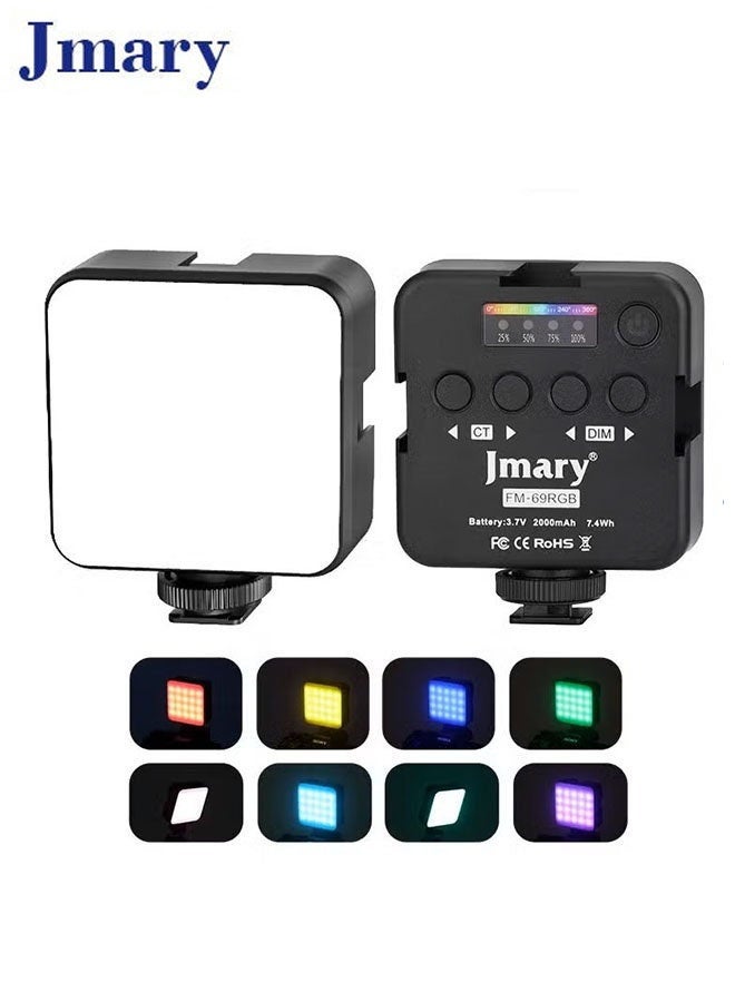 Jmary FM-69RGB Portable Mini RGB Video Fill Light Camera Light - Image 1