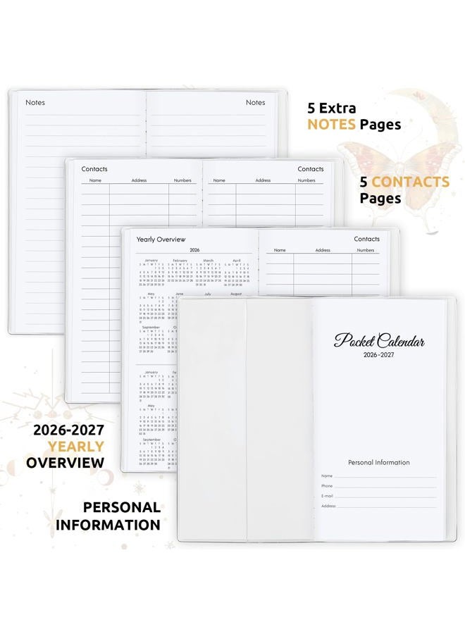 Zuozee Small Pocket Planner 2025-2026, Moon Calendar - Image 2