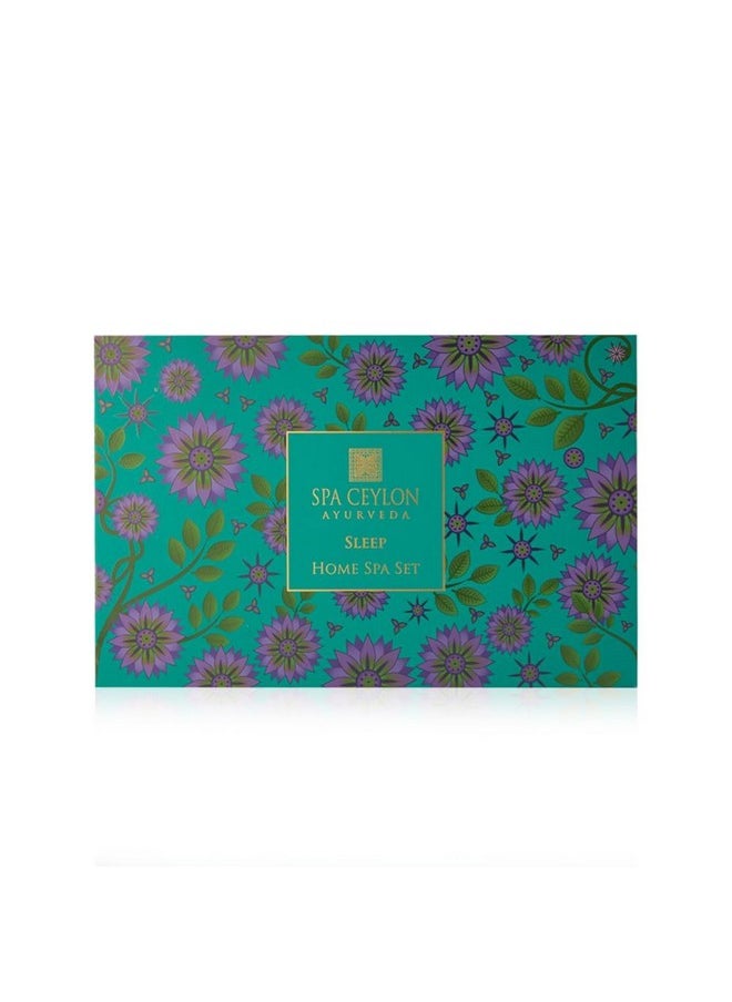 spa ceylon - Spa Ceylon SLEEP HOME SPA SET | Body Care Set & Mini Travel Bag | Organic Self-Care Set | Vegan | Valentines Day Gifts | Holiday Gift Set - Image 1