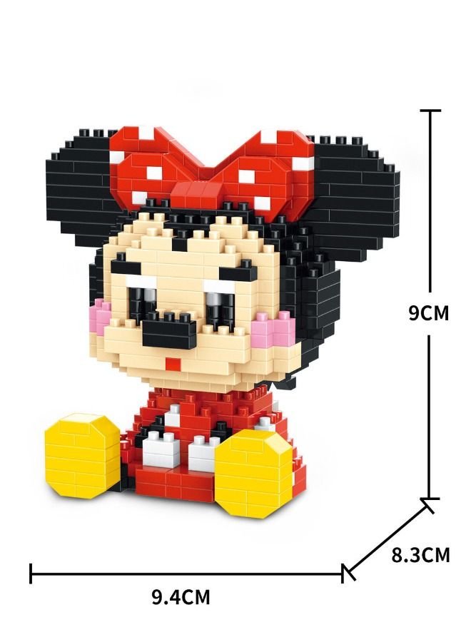426-Piece Educational Toys Micro Brick, Construction Series Cartoon Mickey Model Assembling Building Blocks Early Intelligent Toys for Children 2+ Years  - Image 2