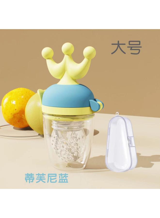 Crown Bite Teether Baby Bite Fruit And Vegetable Happy Baby Eat Fruit Food Supplement Device Bite Bag Feeding Tableware