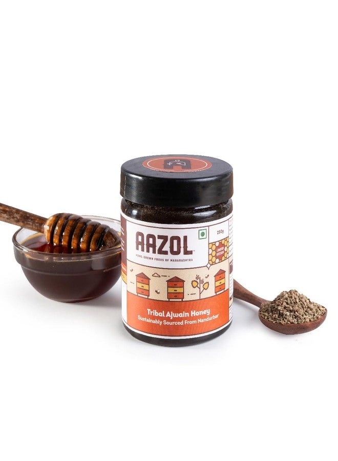 Aazol Tribal Ajwain Honey - 250g | Natural & Organic | Long Shelf Life | Sustainably Harvested | Direct from Nandurbar Tribals - Image 1