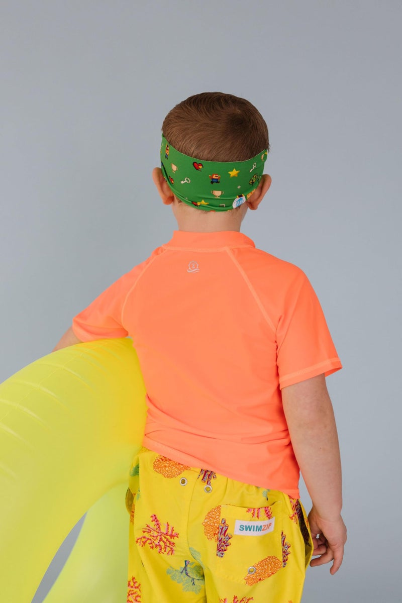 Splash Place KIDS SWIM GOGGLES with Fabric Strap | Tangle-Free Swimming Goggles for Kids (LEVEL UP) - Image 3