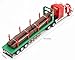 Gemini&Genius GeminiGenius Timber Truck Toys for Kids Heavy Duty Alloy Truck Timber Construction Vehicle 150 Scale Diecast Trailer Transport Vehicles Toys for Kids - Image 4