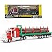 Gemini&Genius GeminiGenius Timber Truck Toys for Kids Heavy Duty Alloy Truck Timber Construction Vehicle 150 Scale Diecast Trailer Transport Vehicles Toys for Kids - Image 2