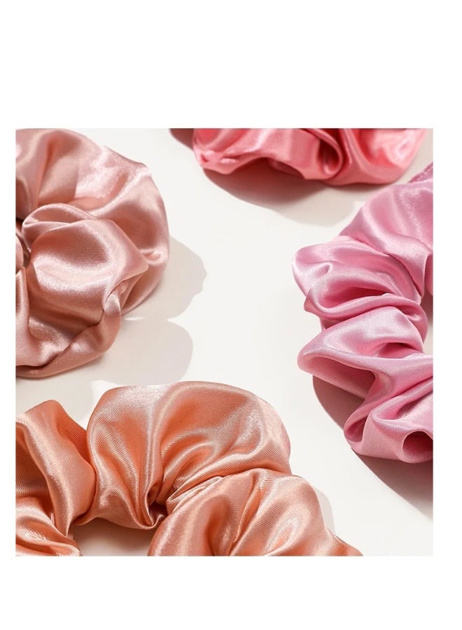 daydayup 12-Piece Satin Hairbands Women Soft Elastic Hairbands Damage-Free Ponytail Holder Rubber Band Hair Accessories Gifts for Women Teenage Girls - Image 4