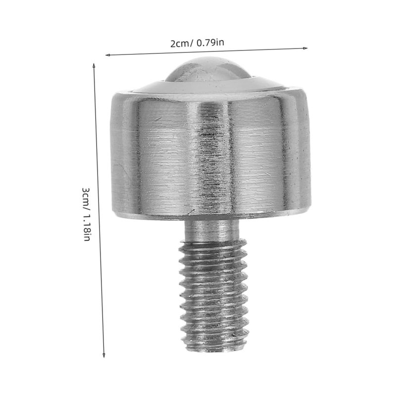 2pcs Heavy Duty Caster Bearings Threaded Stem Roller for Industrial Machinery Automotive Systems and Electronic Devices - Image 2