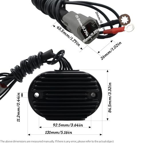 KARSEE 74610-01 Voltage Regulator Compatible with Harley Davidson 2001-2006 Twin Cam 88 Softail 7461001 74540-01 - Image 5