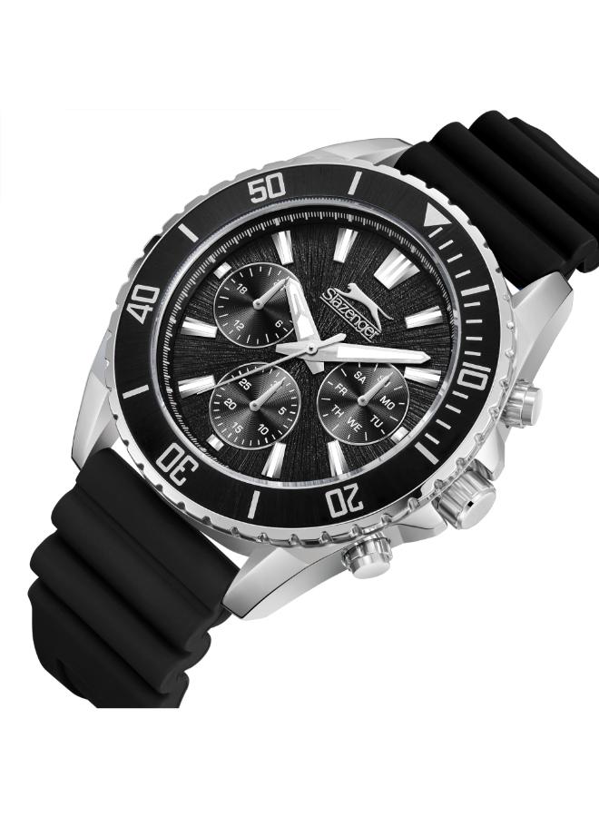 سلازنجر ساعة رجالية سيليكون متعددة الوظائف ٤٤ مم - Image 2