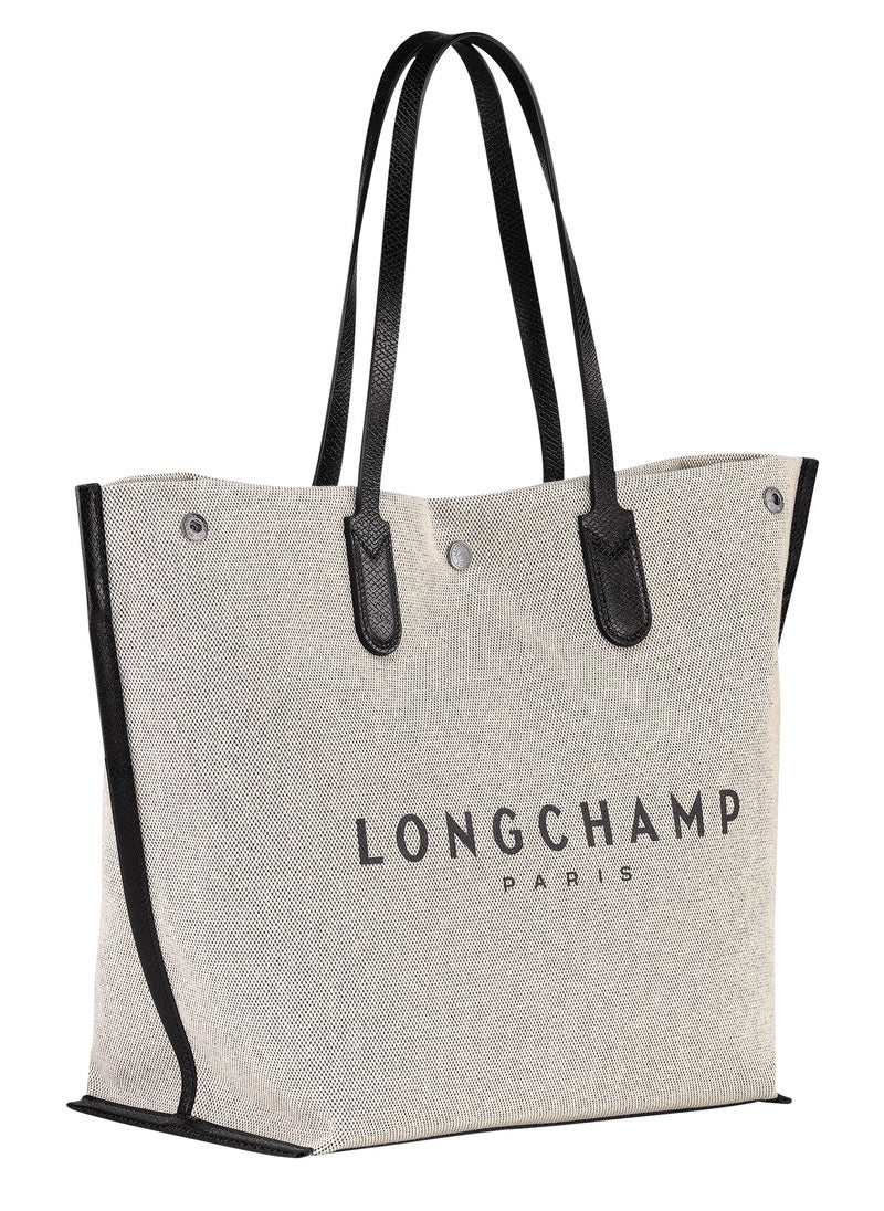 Longchamp - Essential L Tote Bagecru - Canvas - Image 1