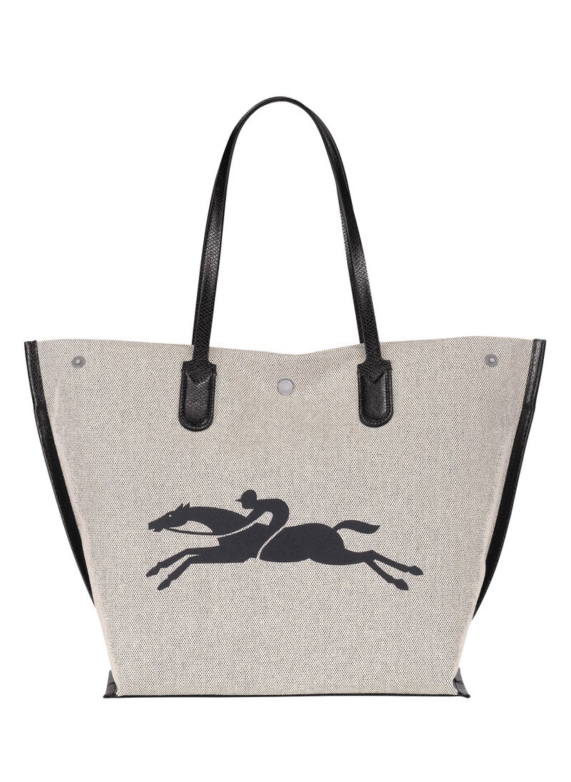 Longchamp - Essential L Tote Bagecru - Canvas - Image 1