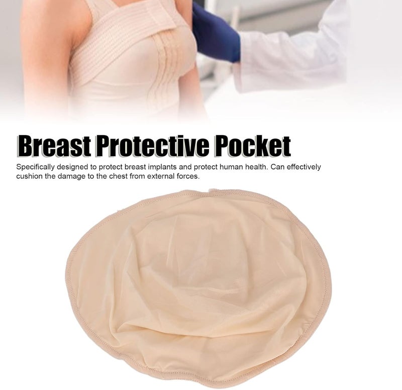 klarako Breast Protective Pocket, Soft Mastectomy Cotton Bags, for Home Exercise and Relax or Casual Wear, Suitable for Mastectomy Post Surgery Recovery, M Size (CT) - Image 2