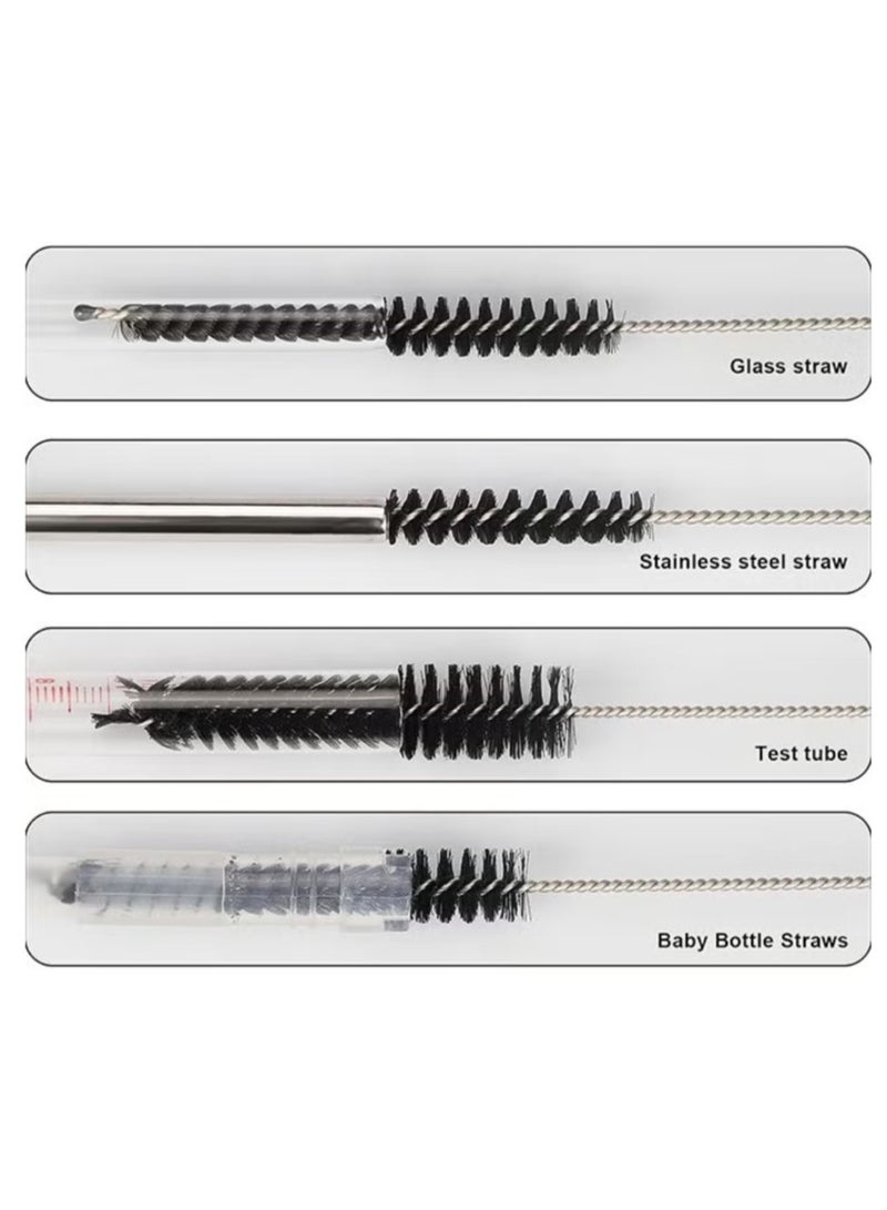 Straw Cleaner Brush Set, 6 Pieces Cleaning Brush and Nylon Tube Brush Brush, Long Cleaning Brush Kit for Water Bottle, Straws on Tumbler, Sippy Cup, Tea Pot Spout - Image 4