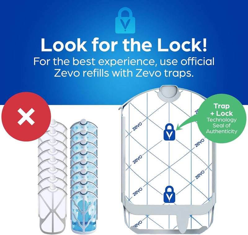 ZEVO Flying Insect Refills for Indoor Light Trap: 12 Light Trap Refill Cartridges Capture Fruit Flies, Gnats and Houseflies (12 Cartridges) - Image 2