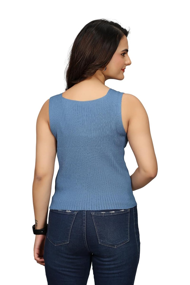 BROGBUS Women's Summer Camisole Women Tank Top Korean Style Casual Tops Female Tee - Image 4