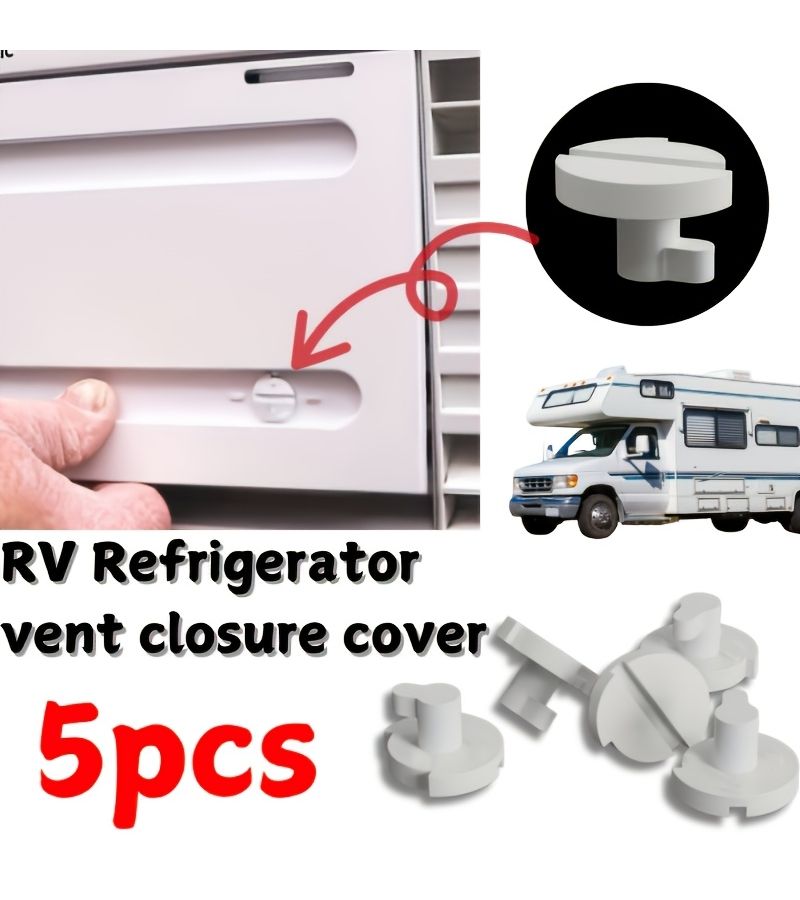 5 قطع مجموعة غطاء تهوية الثلاجة RV عازل موفر للطاقة للرحلات والكرفانات - Image 4