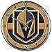 WinCraft WinCraft NHL Vegas Golden Knights ClockChrome Round Wall Style Clock, Team Colors, One Size  - Image 2