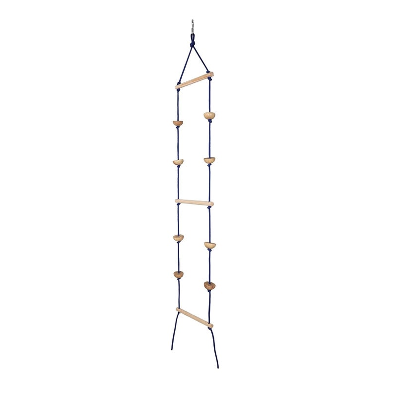 BOFFLE Rope Ladder for Kids | Climbing Stairs for Kids | Wooden Scales for Kids for Physical Activity | Indoor Outdoor Games for Kids for 3 to 10 Years - Image 2