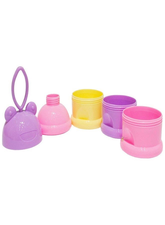 V2H 3 Layer Baby Food Container for Travelling, Baby Tiffin Box for Infants 6 Month, breastmilk Storage Container, Baby Food Box for Travelling, Snacks Box for Babies (Multicolor) - Image 4