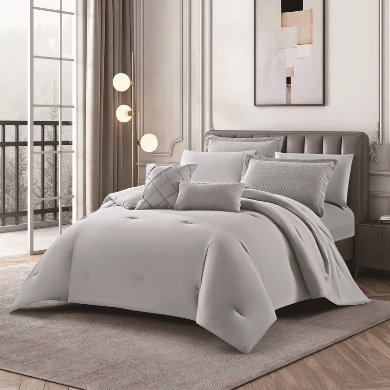 Hourse Luxury macrofiber summer bedspread suitable for a double bed size of 200 x 200 cm from the international company Hourse, consisting of 8 pieces, 250 thread count - Image 2