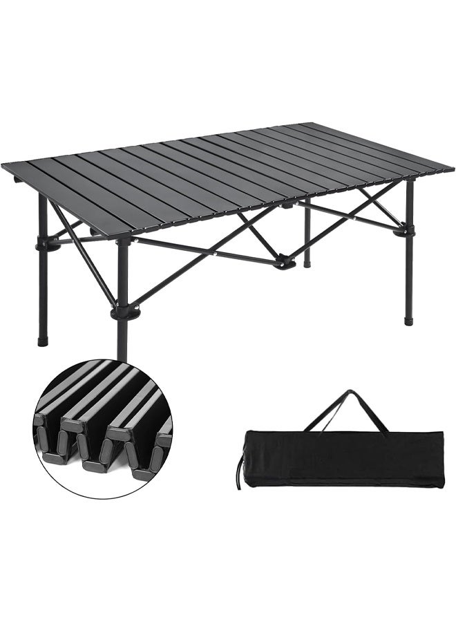Arabest Outdoor Folding Portable Picnic Camping Table,Lightweight Roll-up Table with Easy Carrying Bag for Indoor,Outdoor,Camping, Beach,Backyard, BBQ, Party, Patio, Picnic - Image 4