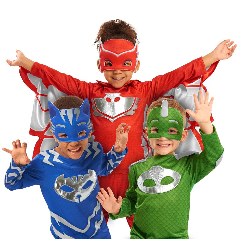 PJMASKS PJ Masks Turbo Blast Catboy Dress Up and Pretend Play Set, Includes Full Body Outfit and Matching Fabric Mask, Kids Toys for Ages 3 Up by Just Play - Image 4