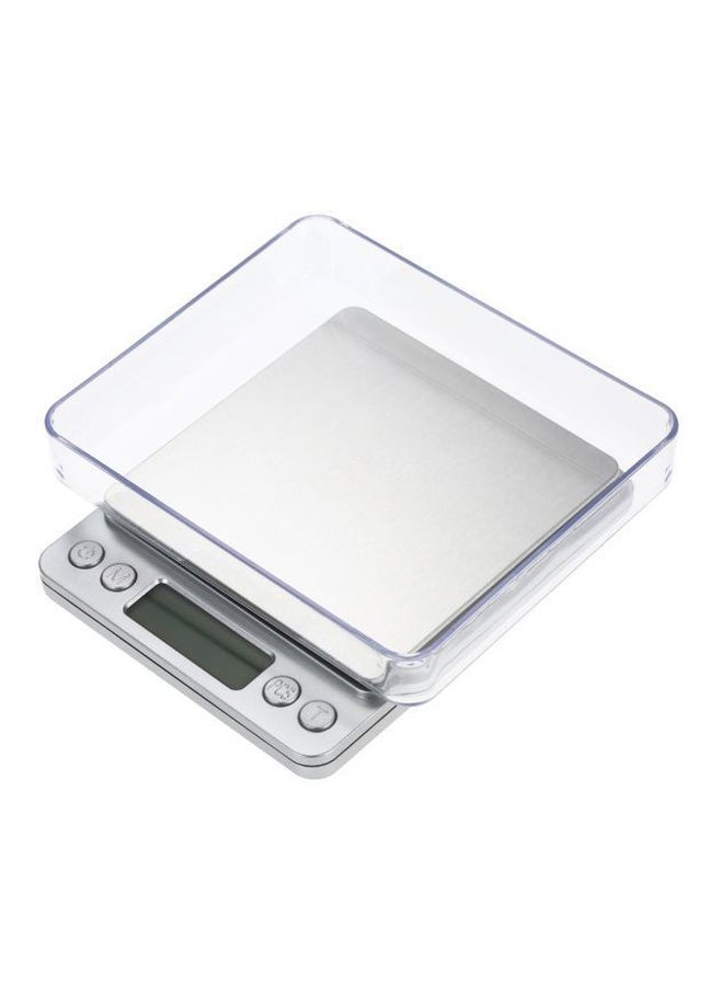 Walmeck Electric Kitchen Scale Silver 15.20x3x13cm - Image 4