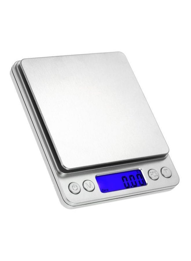 Walmeck Electric Kitchen Scale Silver 15.20x3x13cm - Image 2