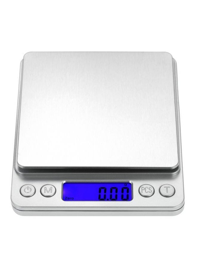 Walmeck Electric Kitchen Scale Silver 15.20x3x13cm - Image 1