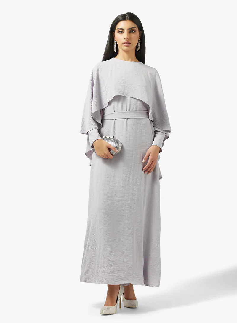 Khizana  Dress With Cape for Women | Best Price UAE
