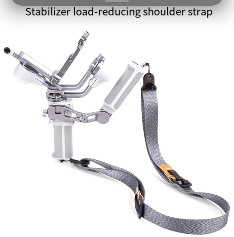 GetZget Neck Strap Lanyard Compatible with DJI RS 4 Mini Gimbal stabilizer & DSLR Camera Adjustable Strap with 1/4th Screw Accessories - Image 3